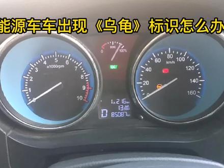 新能源汽车冷知识#开瑞优优ev #仪表盘 #懂车帝 #抖音汽车 #故障灯