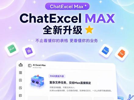 不用再死磕各种业务表格!ChatExcel MAX全新升级 🔥办公AI迎来王炸升级!ChatExcel MAX彻底变异了,一句话秒出老板要的看板!
你是不是总被各种表格追着跑?财务账对不上?简历筛不过来?电商转化率算不清?
别慌!ChatExcel MAX 全新升级,只需上传一堆原始数据文件,输入一句话指令,它就能直接帮你生成可视化看板和业务分析结论!财务、HR、电商、物流全搞定!
不止看懂表格,更看懂你的行业。赶紧用起来,惊艳你的老板!🔥
#职场干货 #Excel #办公软件 #AI办公 #效率神器