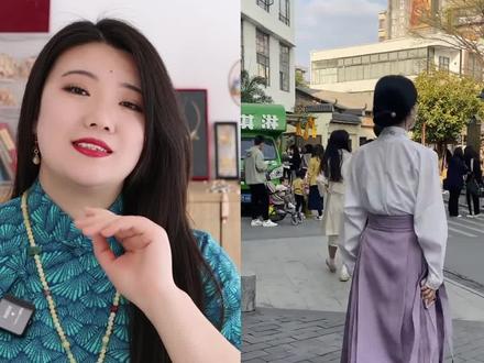 织造司测评:大码女生也能很时尚很优雅#汉服 #马面裙 #测评