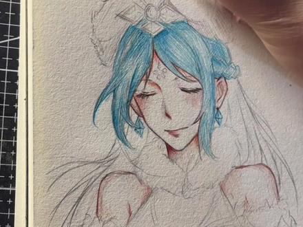 我将追随蓝果一辈子 #蓝果10色圆珠笔 #蓝果圆珠笔 #绘画#手绘#画画