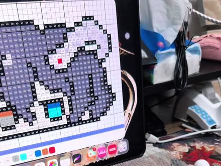 拼豆小妙招(❌)#拼豆 #鬼灭之刃 #伊黑小芭内 #蛇柱 #小妙招