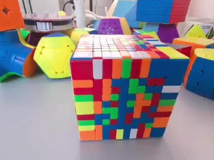 十阶魔方三四中心复原:魔圣十阶魔方#十阶魔方