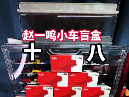 赵一鸣小车盲盒爽开 #法拉利盲盒 #合金小车 #开箱 #玩具车 #小比例车模