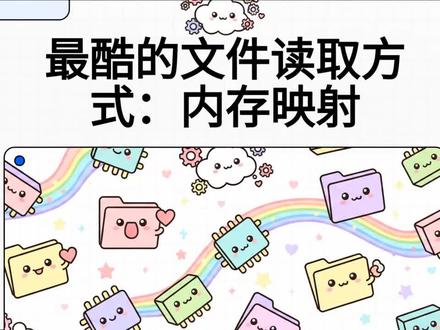 最酷的文件读取方式:内存映射
#内存映射#文件读写#系统调用#虚拟内存#抖音二创励志计划