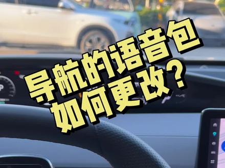 车载导航语音包如何更改?你们都用谁的语音包呢👀#温暖回家路 #提现车过新年 #univ