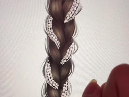 辫子画法#procreate绘画 #绘画过程 #手绘头像 #抖音小助手 @DOU+小助手 #ipad绘画