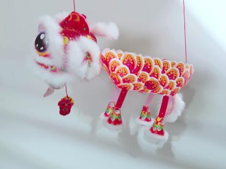 这个醒狮灯笼做出来有那么好看吗?#醒狮灯笼 #手工diy #测评 #买家秀
