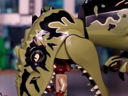 乐高南方巨兽龙的攻击#积木 #乐高 #侏罗纪世界