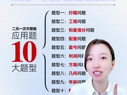 七下重点,二元一次方程组应用题 #初中 #数学 #韩老师数学方法 #二元一次方程组 #压轴题