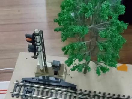 火车轨道道岔工作原理#沙盘模型 #火车模型