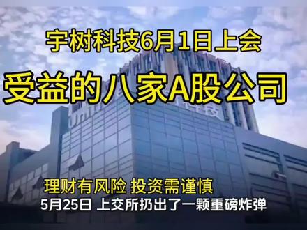 5月25号宇树科技正式定档6月1号上会,今年3月才被受理,仅仅两个月,就火速冲上科创板人形机器人的第1股#宇树科技#人形机器人 #上会