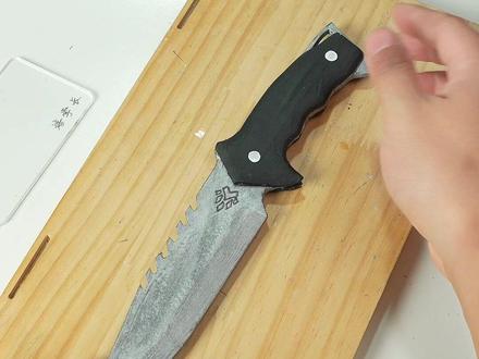 怎样把A4纸变成无畏军刀? #手工diy #无畏契约 #创意手工