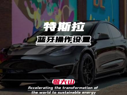 #特斯拉 蓝牙设置#modely #model3 听语音,解锁车辆两不耽误#上抖音看新车 #新能源领航计划
