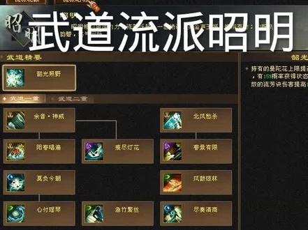 新门派曼陀山庄武道流派昭明介绍#曼陀山庄飒疯了 #天龙怀旧新门派 #天龙八部怀旧服