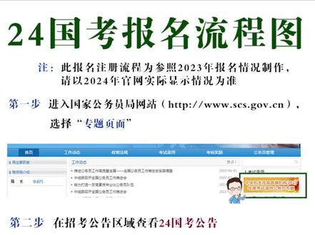 2024国考报考指南 2024国考报考流程,看这个视频就够啦!可保存收藏!#2024国考 #国考 #国考公告 #国考报名