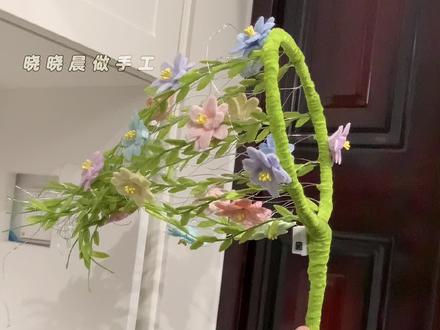 捕梦网教程来啦🌸🌸🌸 捕捉一个春天给自己#手工教程 #教程#扭扭棒#春天#超详细编织教程