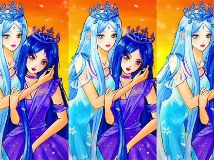 一家人画的冰公主,看看你最喜欢哪个#冰公主 #叶罗丽精灵梦 #学生党 #画画 #动漫