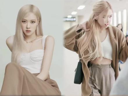 为什么rose经常漂染但她发质还那么好#rose #染发 #女团发色 #rose朴彩英 #白金色