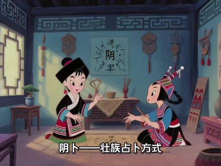 阴卜——壮族占卜方式。#占卜 #仙婆