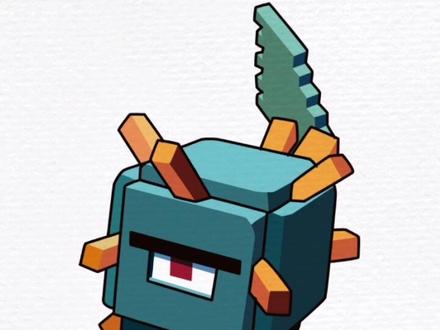 守卫者😁#充能计划 #画 #minecraft #我的世界 @抖音小助手