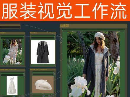 【AI换装】服装视觉工作流 #AI换装 #AI模特 #服装搭配 #ai服装设计 #服装设计