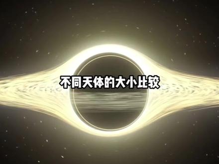 宇宙不同天体大小对比!#黑洞 #天文 #恒星 #探索宇宙