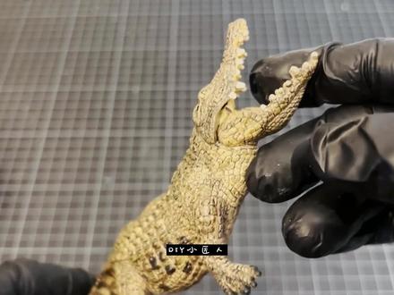 DIY手工,下水道里的鳄鱼 #手工diy #手工制作