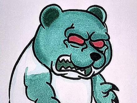 喜欢开货车的光头强。 #简笔画