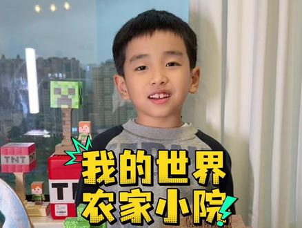 我的世界之农家小院#我的世界MC #磁力方块积木 #我的世界磁力积木 #minecraft #我的世界积木乐高