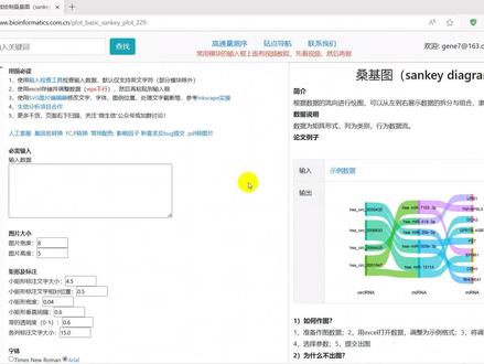 微生信平台-桑基图(sankey diagram)一键绘制视频 #科研绘图 #在线作图 #桑基图 #数据可视化