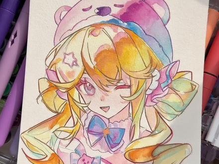 两分钟,教会你头发上色万能公式
#初描丙烯马克笔 #超自然行动组 #开学后全在玩超自然 #绘画教程#干货教程 临摹@红豆猫