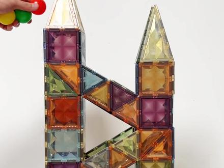 磁力片的100种拼搭玩法,双子塔滑梯
#磁力片 #磁力片拼搭 #磁力片拼图大全教程 #益智玩具 #磁力片玩法