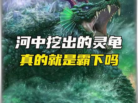 河中挖出灵龟究竟是怎么回事#灵龟 #神龟现世