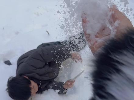 新鲜出炉的霉豆腐#梅豆腐#雪景 #小时候你们也干过这样的事吗