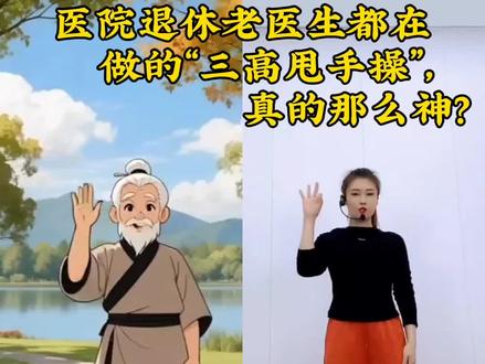 第207集 三高甩手操 我们脚底和手上有着全身的“降压开关”。这套专门针对高血压、高血脂、高血糖保健的“通络甩手操”,六个动作,每天十分钟,疏经络,气血通!三高人群多为中老年人,饭后一个小时后运动,动作要柔,不能用力猛甩,不要憋气,头晕就停!#养生操#居家锻炼健身操#三高甩手操#中年人运动#即梦ai #居家锻炼健身操