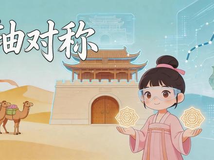 人教四下《轴对称》被追着要课件了! 谁懂啊!一节丝路寻宝数学课,把简单的轴对称称融入丝绸之路的文化传承的大情境里面,孩子们专注又投入,下课还在讨论对称之美,这样的课堂真的太治愈了。课后的评课现场也被领导夸夸了,说这节课把简单的问题变得有深度,孩子们在学习数学的过程中不知不觉也渗透的传统非遗文化,增强了民族自豪感!#轴对称 #课件 #AI赋能 #四年级数学 #AI课件