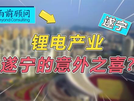 行业龙头!全球老大!遂宁25年押注锂电行业,终于迎来风口