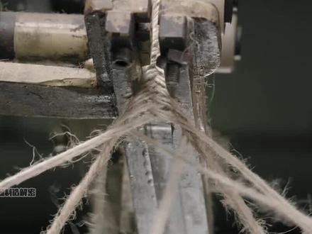 手工草鞋是怎么编制的?用黄麻编织鞋底,帆布做鞋面,这手艺不多见了 #手工鞋 #编织 #草鞋 #麻底布鞋