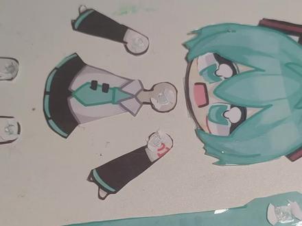 可以动的初音未来纸片人