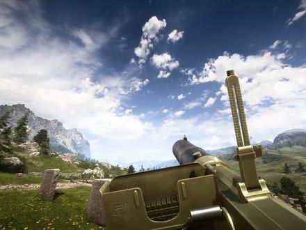 歪把子机枪的祖师爷?用箱子供弹却遭遇悲催命运!#战地1