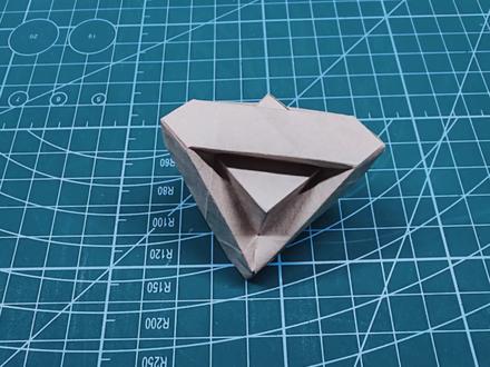 三角形立体造型 #折纸教程