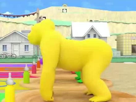 小狗狗喝牛奶啦#亲子互动 #认识颜色 #儿童动画 #0-3岁儿童启蒙动画片