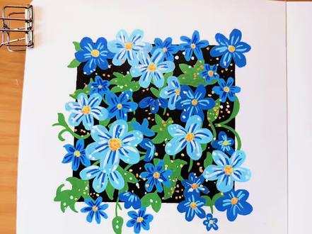 一分钟学丙烯马克笔画花,保姆级绘画教程小白也能轻松学会
🖌️:慕多星72色(色号放评论区)
墨色为壤,蓝花为星。
在深邃的夜里,把温柔的蓝,揉成了一片不熄的春光。
#跟着抖音学画画 #花朵绘画教程 #丙烯马克笔 #春天的色彩 #拥抱春天主题画