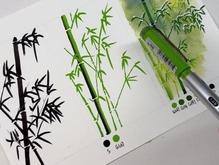 你敢信?这个画法竟然这么简单!一分钟学会三种竹子的画法 🖊️:掌握
#画画 #丙烯马克笔 #竹子绘画 #手绘教程 #跟着抖音学画画