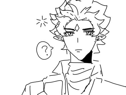 不可能,我这么帅#鸟狮 #光遇oc #威尔克斯x贾维斯