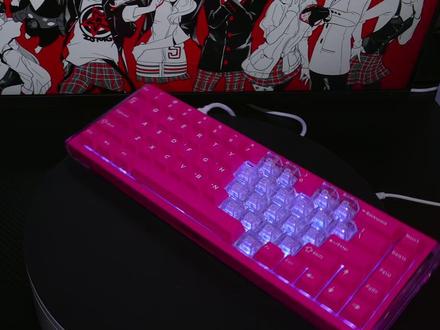 Cool68爱心键帽安装教程#达尔优Cool68 #Cool68 #达尔优 #爱心键帽