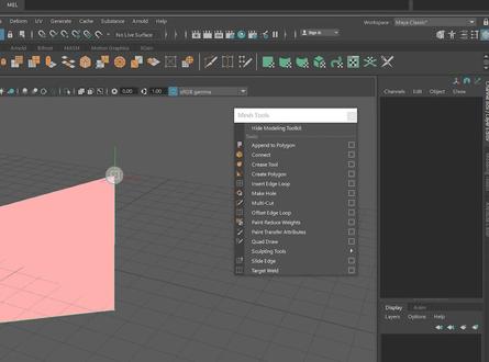 Maya教学:如何放置顶点创建多边形? #3d建模 #三维建模 #教程 #3d #maya