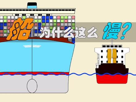 船的速度为什么这么慢?基本原理解释来了