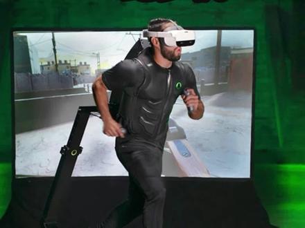 vr跑步机吃鸡主播_VR跑步机_vr万向跑步机原理 - 抖音