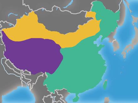 中国三大自然区域的划分 #地理 #区域地理 #知识分享 #地图